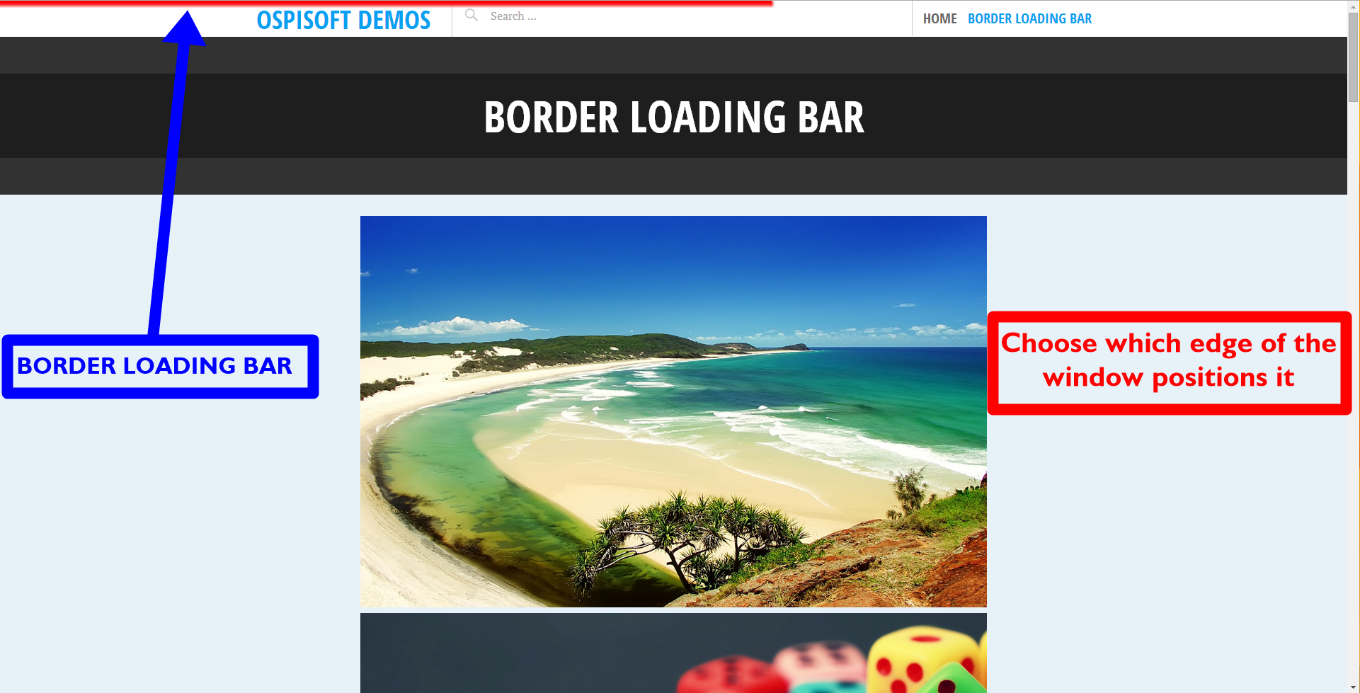 Border Loading Bar