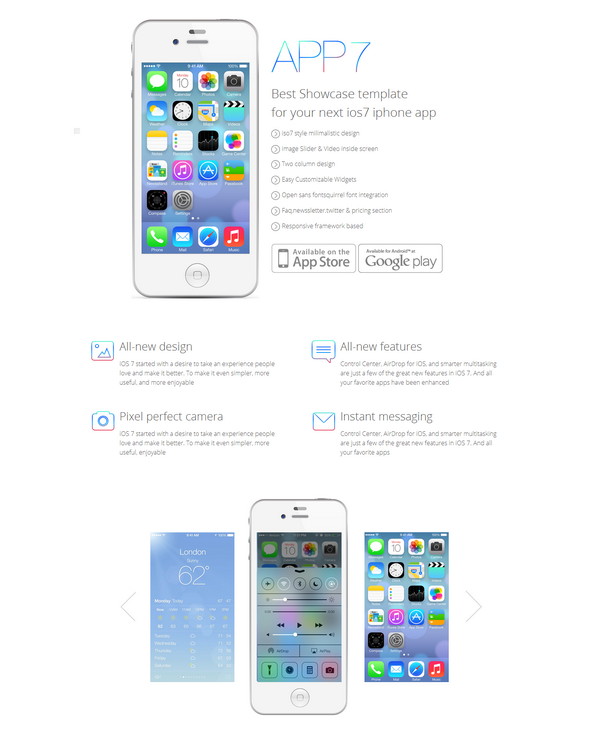 resiponsive template App7-Website
