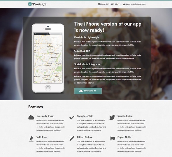 Produkta-Responsive-template