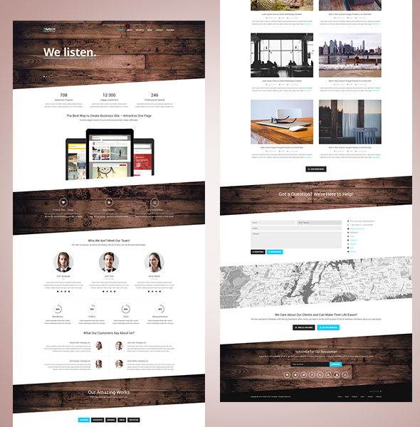 responsive template timber