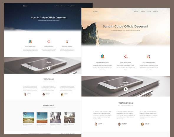 responsive template sublime