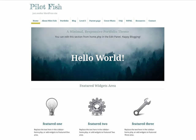 pilot-fishパララックステンプレート