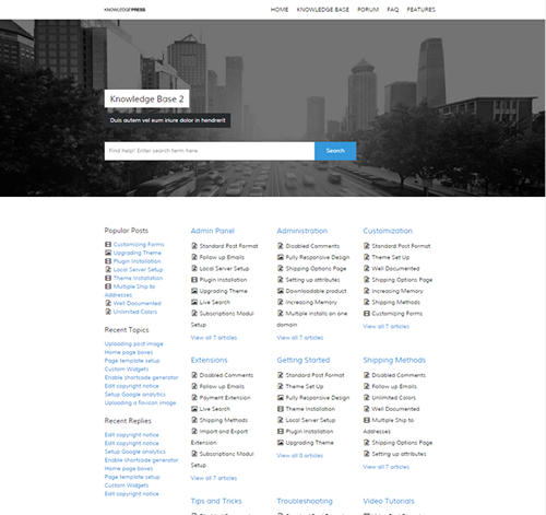 Knowledge Base | Wiki | FAQ WordPress Theme