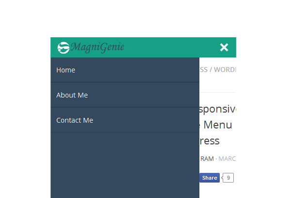 WP RESPONSIVE MENU