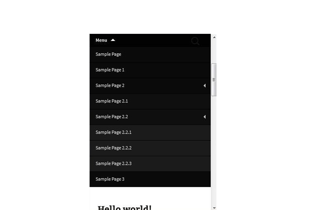 SIMPLE RESPONSIVE MENU