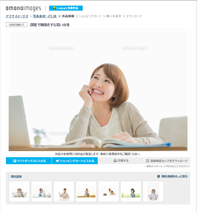 写真が使われていないかチェックする