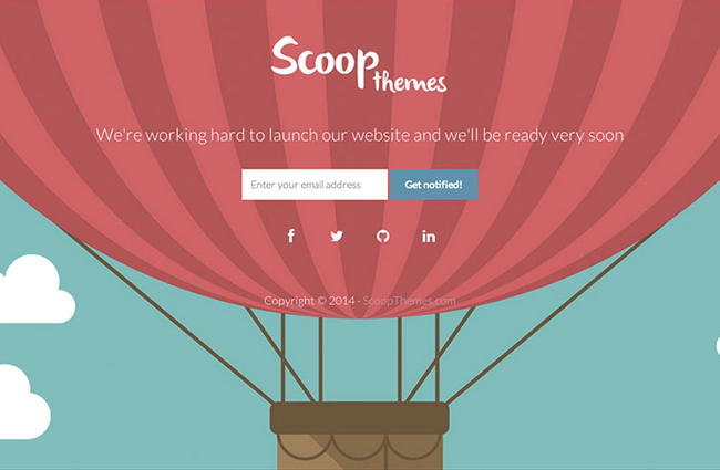Coming Soon — Animated Coming Soon Page