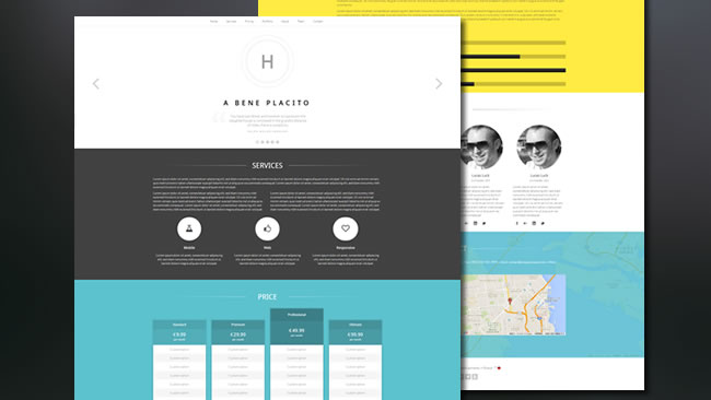 Essentia Free Bootstrap Template
