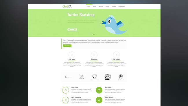 GotYA Free Bootstrap Theme