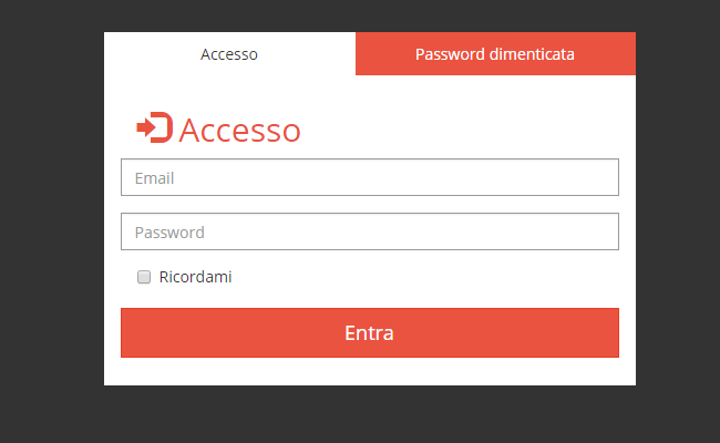 Login Form Panel