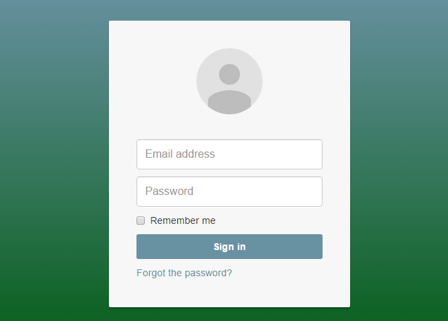 Google style login extended
