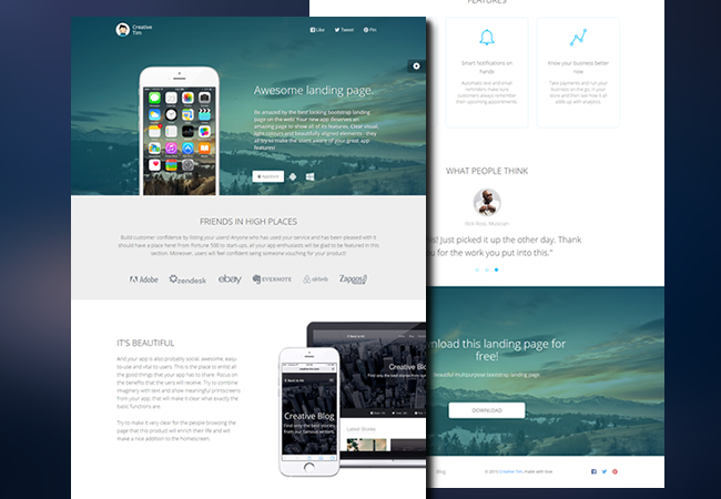 Awesome Landing Page