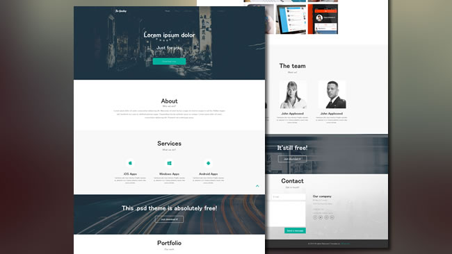 The Landing Page Flat Bootstrap Responsive Web Template