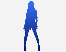 女性のシルエット