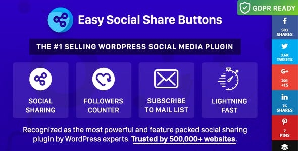 Easy Social Share Buttons for WordPress