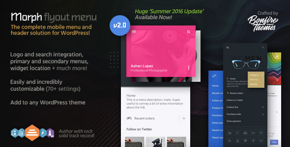 Morph: Flyout Mobile Menu for WordPress