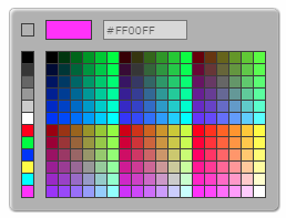 カラーピッカーライブラリ「wColorPicker.js」