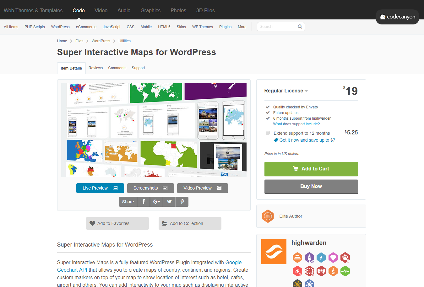 Super Interactive Maps for WordPress